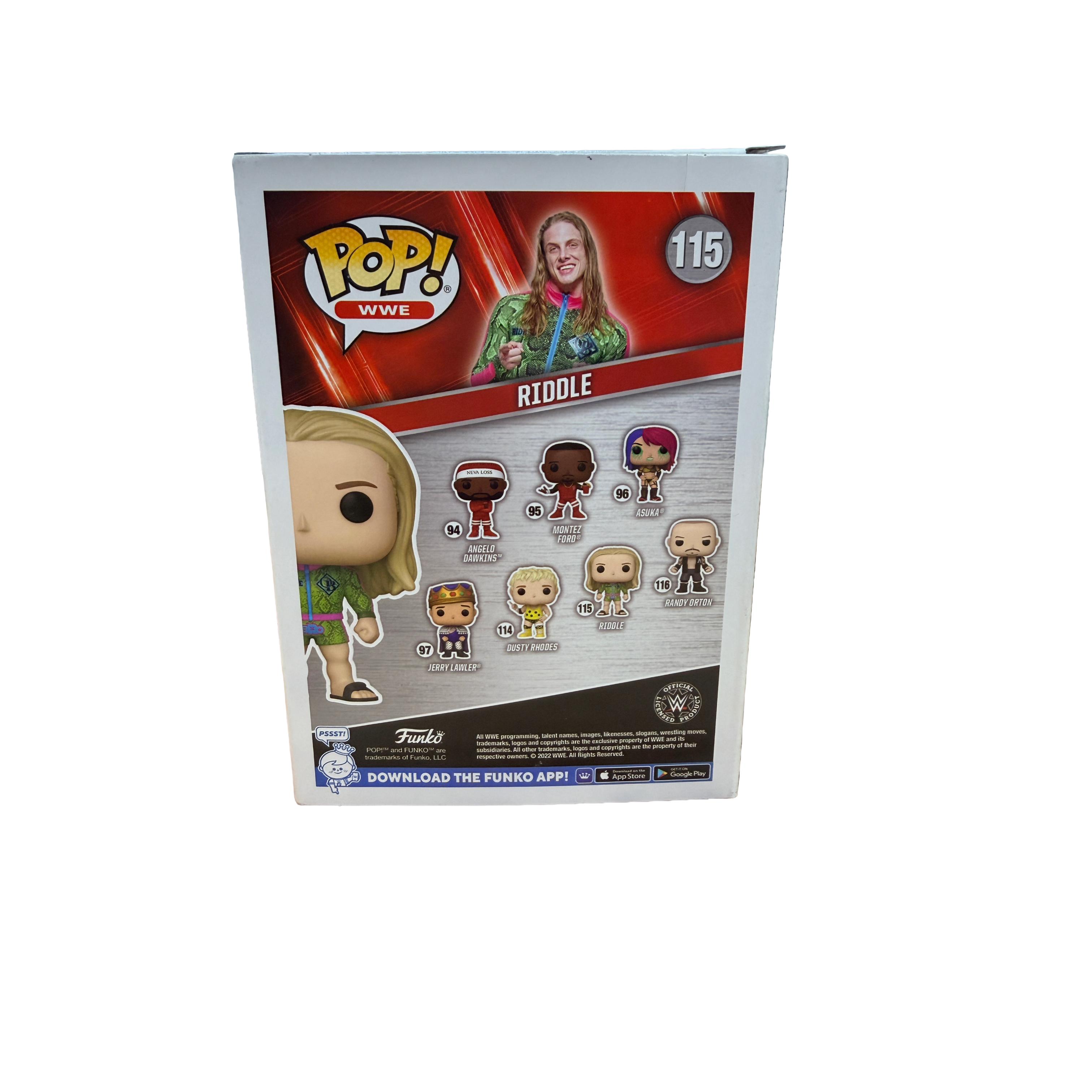 Funko Pop: WWE - Riddle Figure #115 - Nerd Blvd