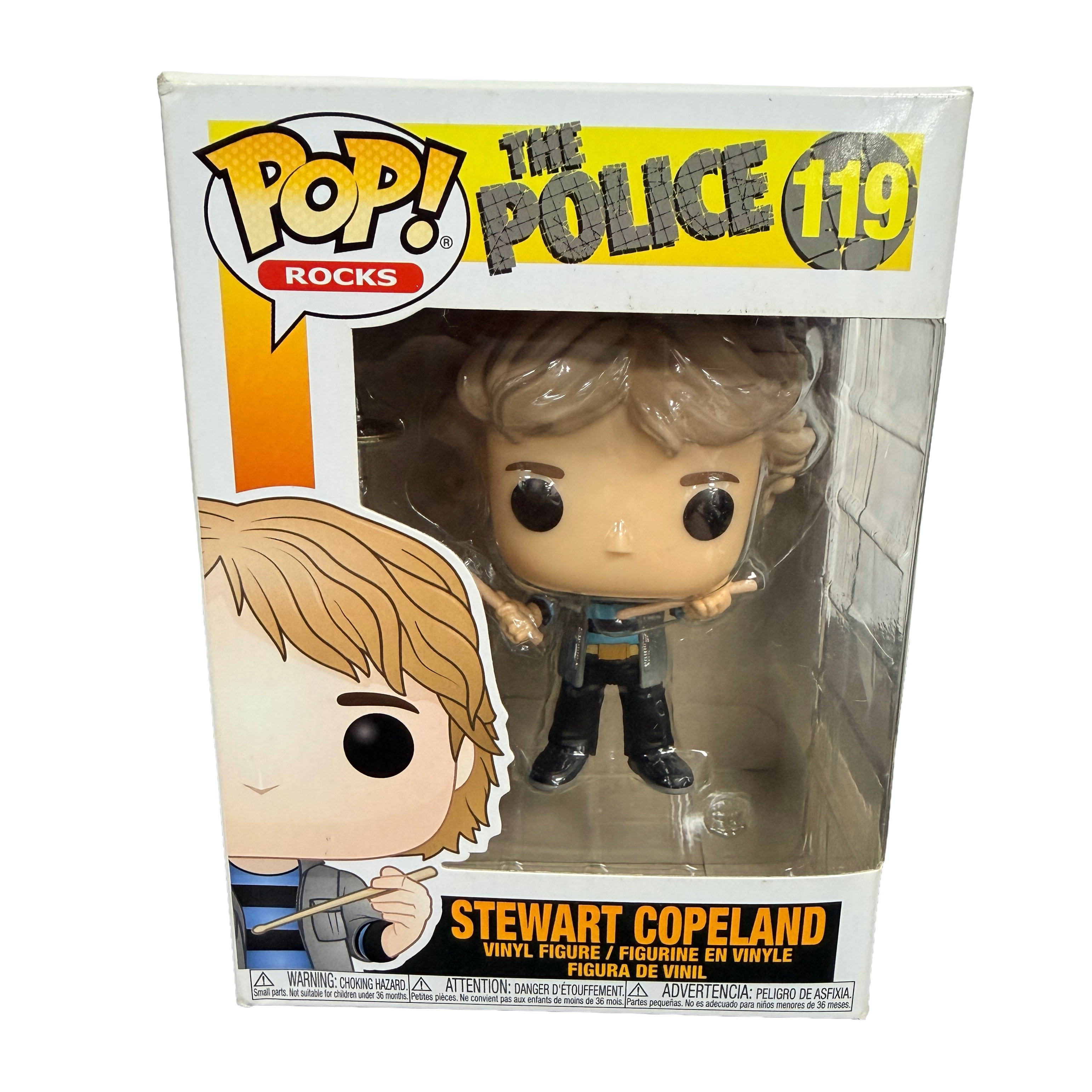 Funko POP: Rocks - The Police - Stewart Copeland #119