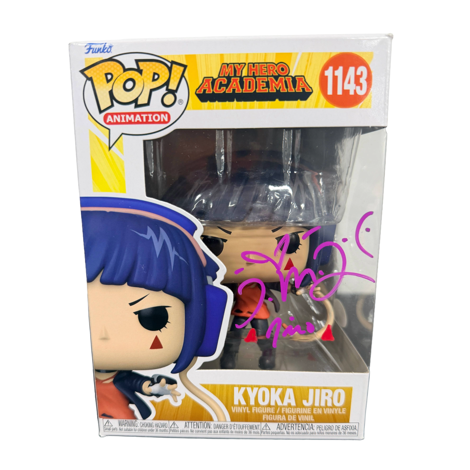 Trina Nishimura Signed Funko Pop! – My Hero Academia Kyoka Jiro #1143 (JSA COA)