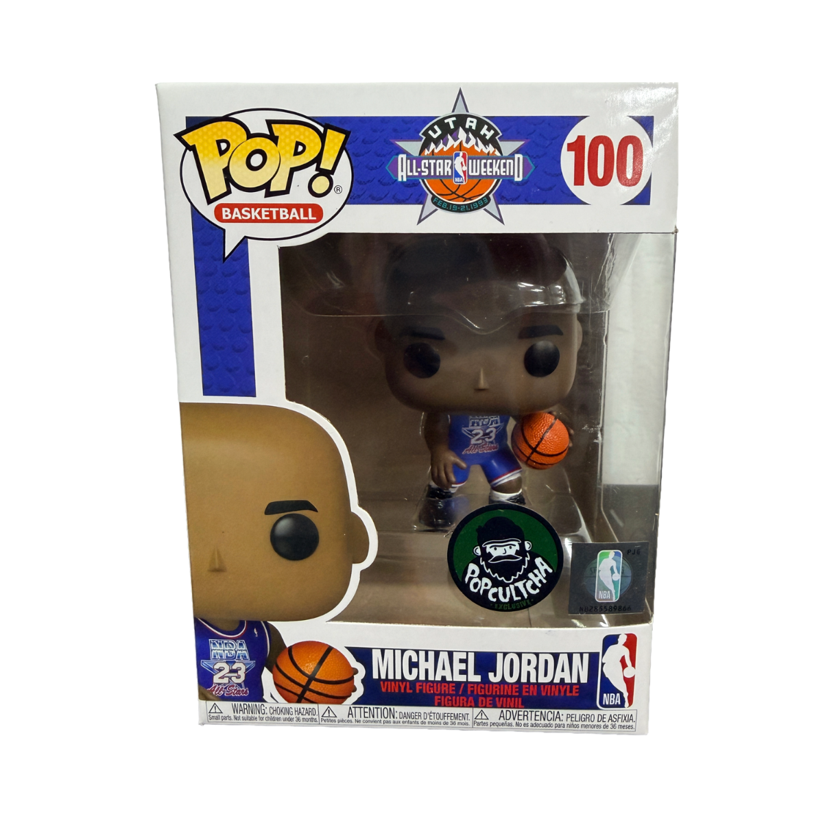 Funko POP: Basketball - 1993 All Star Weekend Michael Jordan Pop Cultcha Exclusive #100