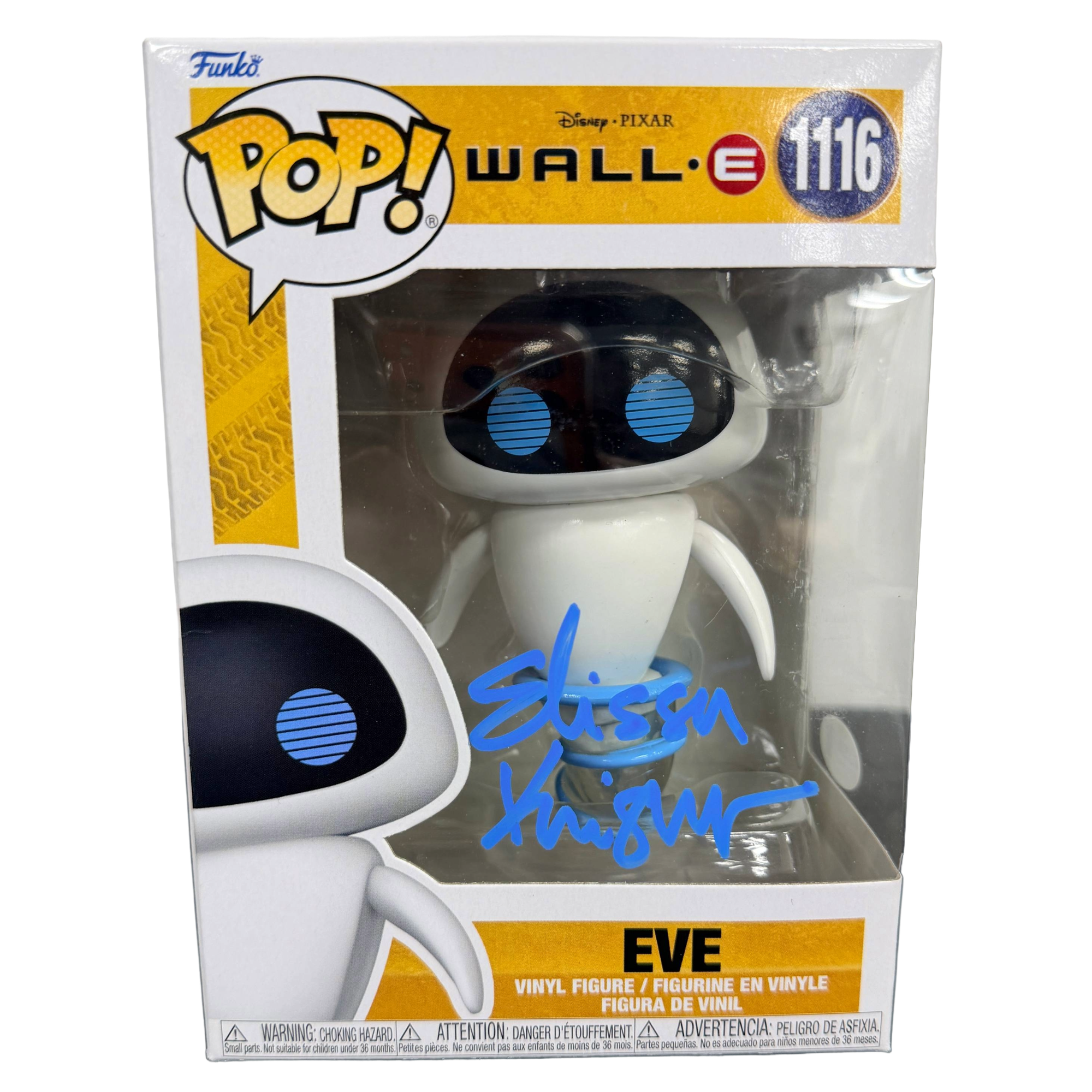 Elissa Knight Signed Funko Pop! – WALL·E EVE #1116 (JSA COA)