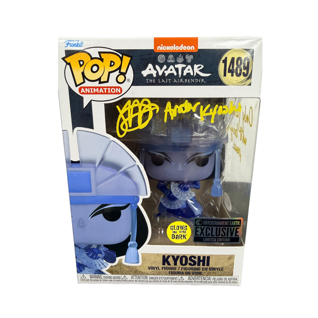 Jennifer Hale Signed Funko Pop! – Avatar the Last Airbender Kyoshi #1489 Entertainment Earth Exclusive (JSA COA)