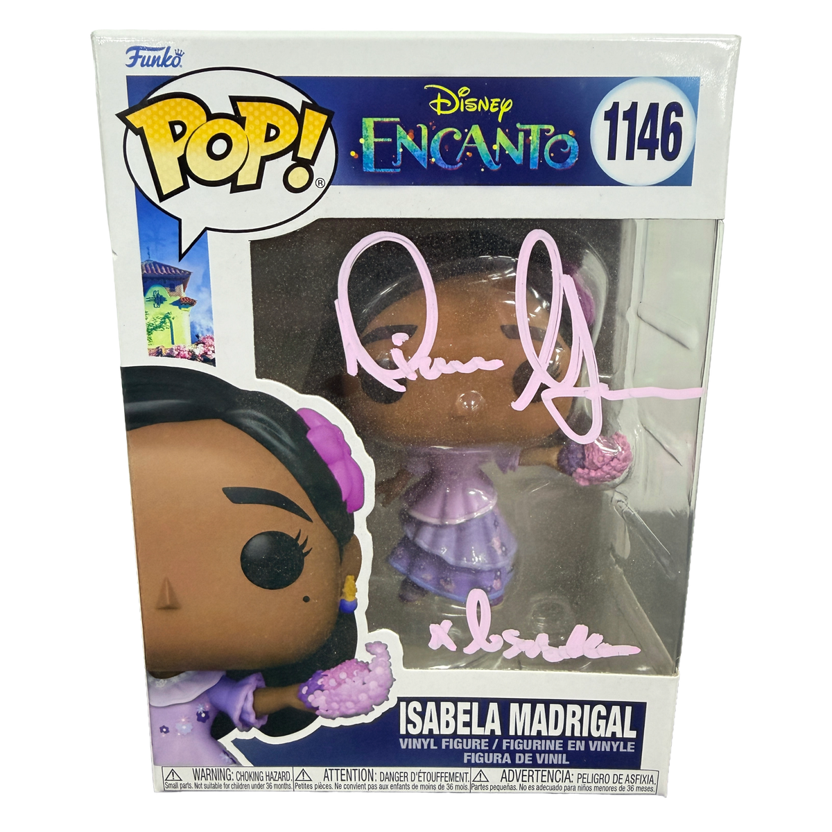 Diane Guerrero Signed Funko Pop! – Encanto Isabel Madrigal #1146 (JSA COA)
