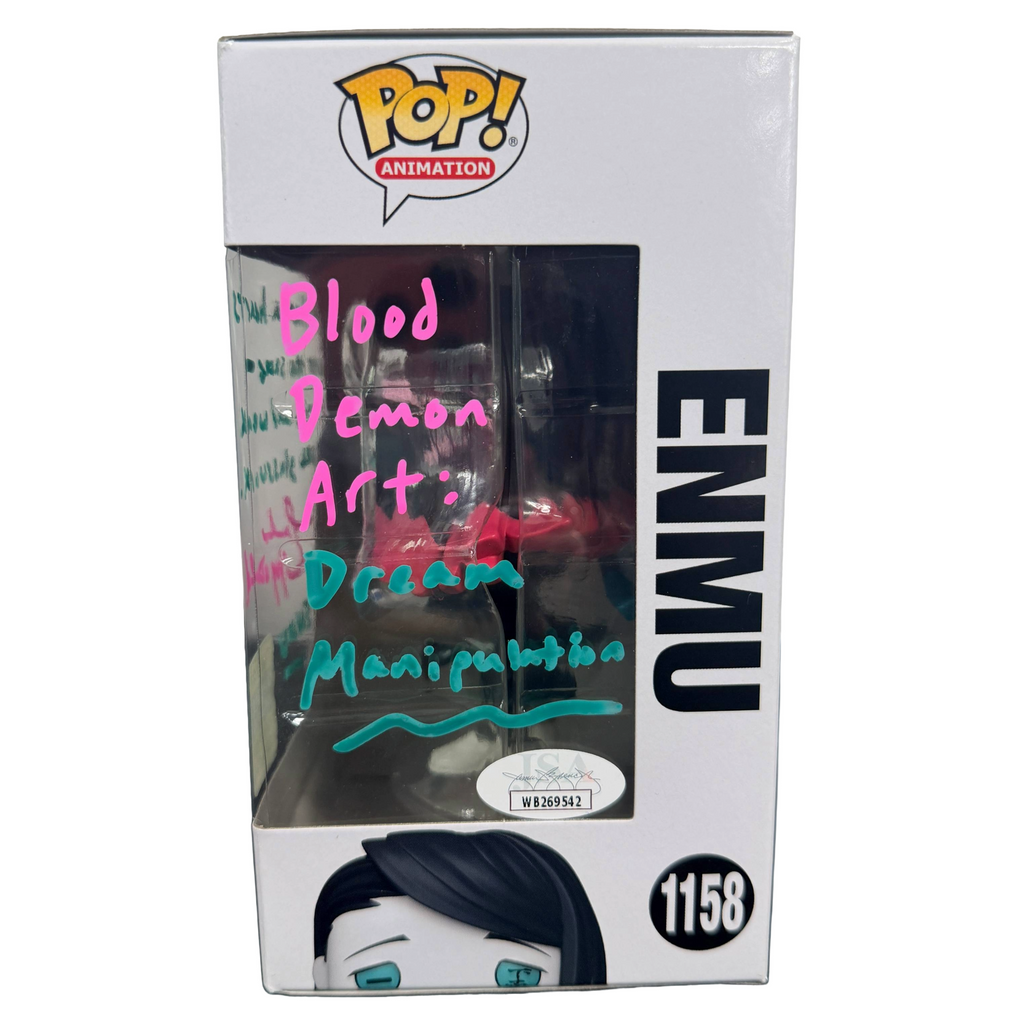 Landon McDonald Signed Funko Pop! – Demon Slayer Enmu #1158 (JSA COA)