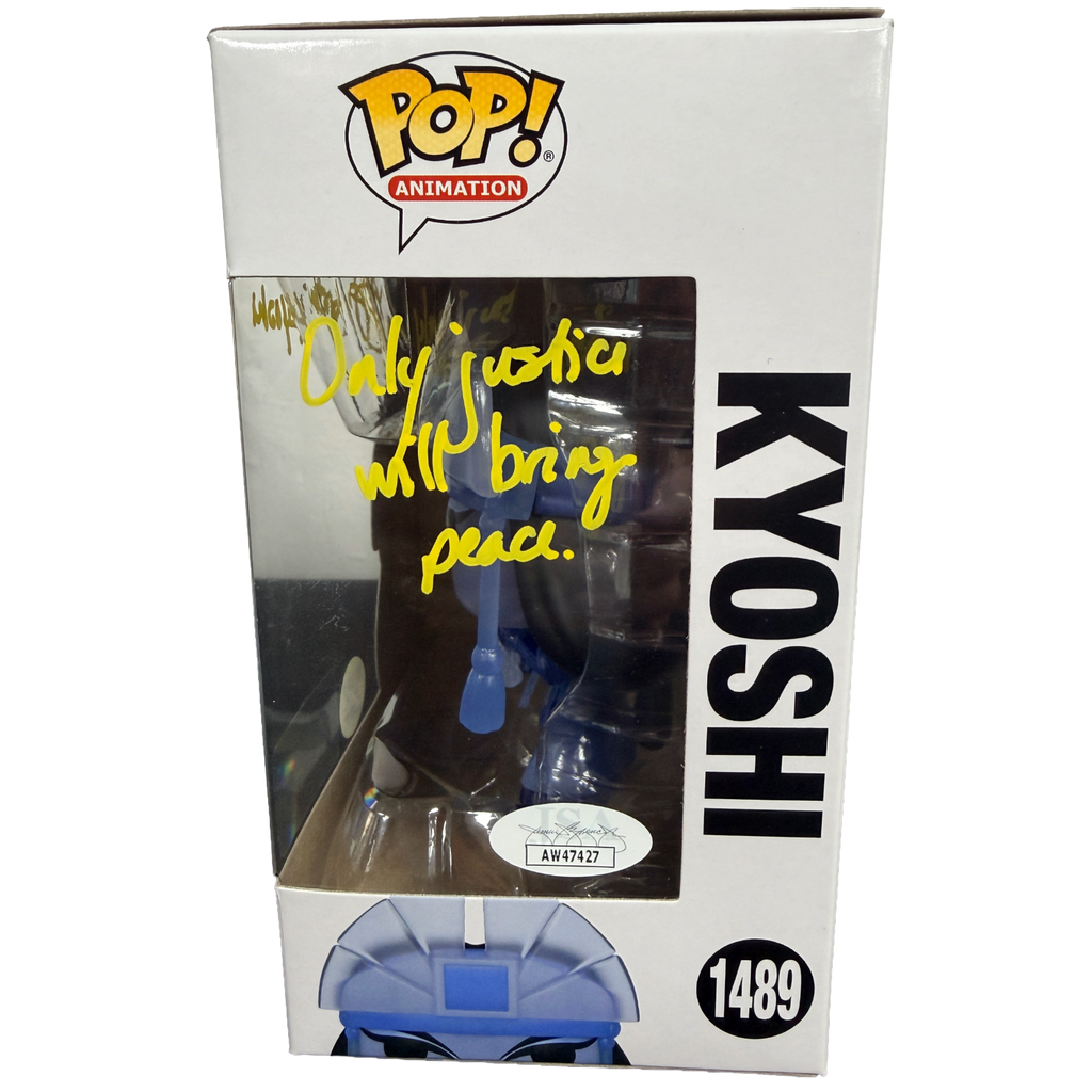Jennifer Hale Signed Funko Pop! – Avatar the Last Airbender Kyoshi #1489 Entertainment Earth Exclusive (JSA COA)