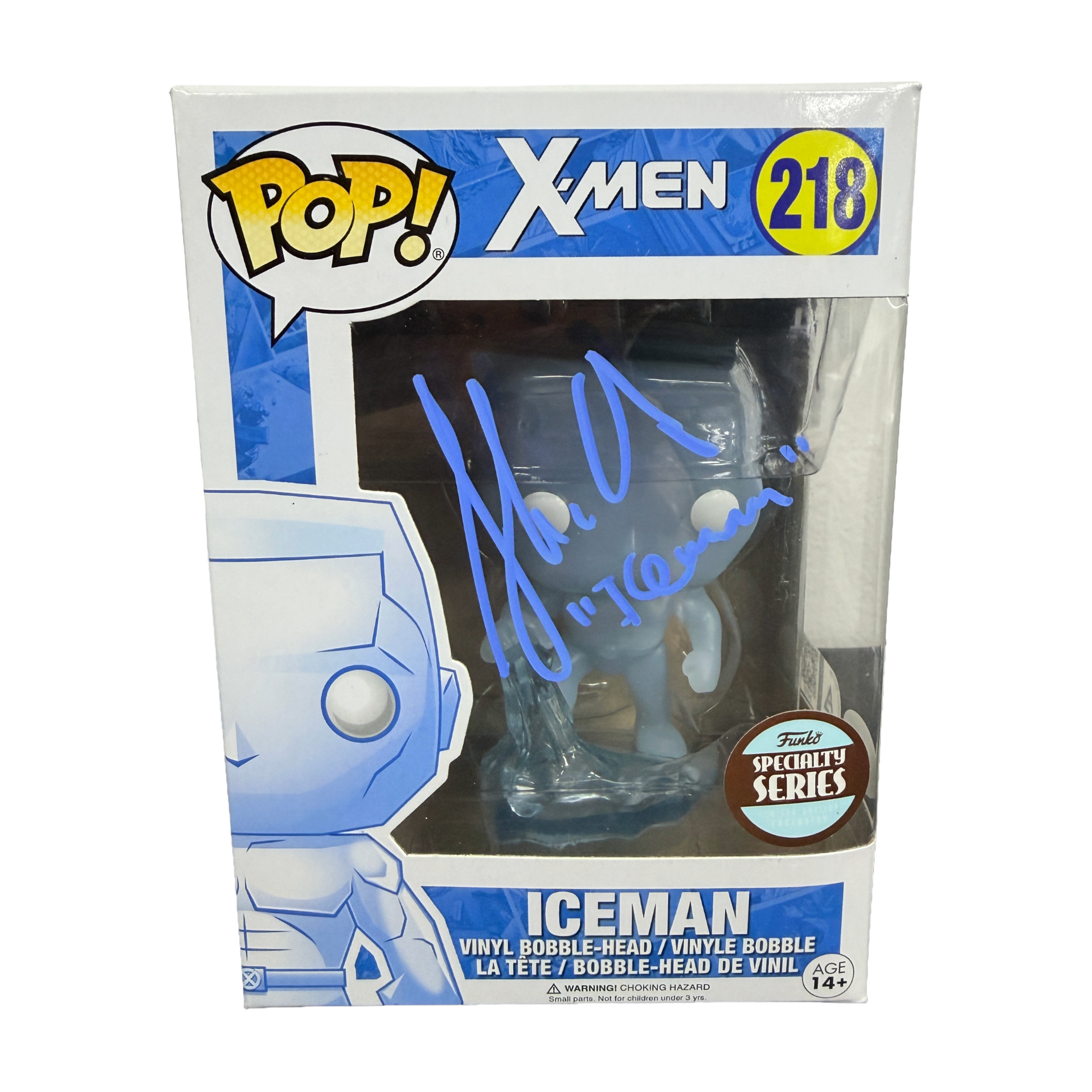 Shawn Ashmore Signed Funko Pop! –  X-Men Iceman Specialty Series #218 (JSA COA)