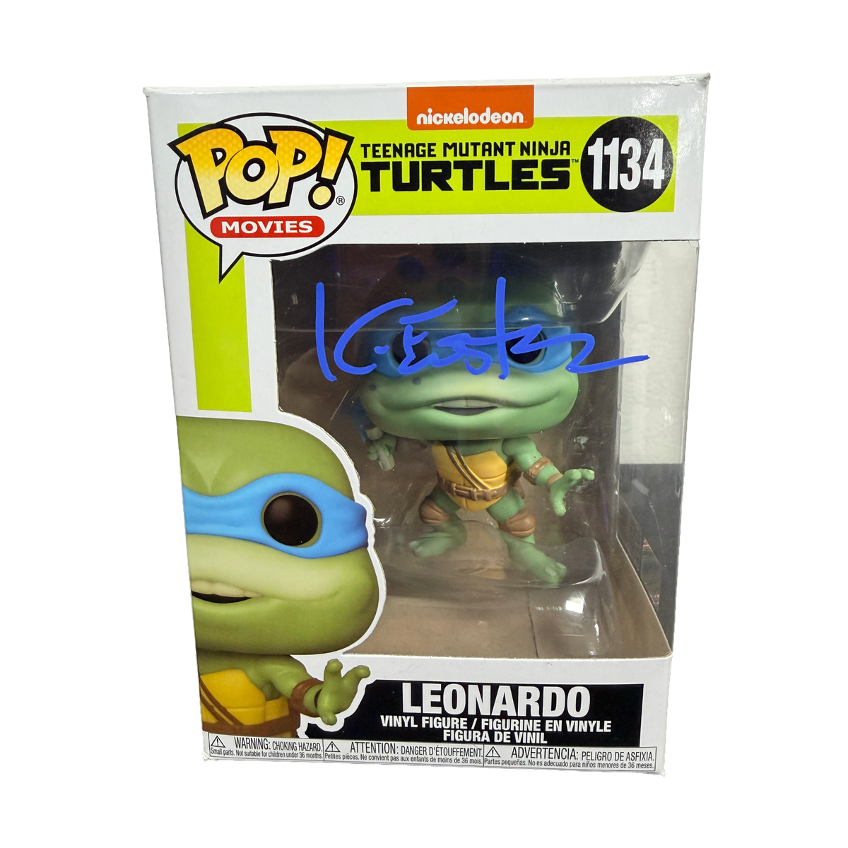 Kevin Eastman Signed Funko Pop! – Teenage Mutant Ninja Turtles Leonardo #1134 (MAS COA)