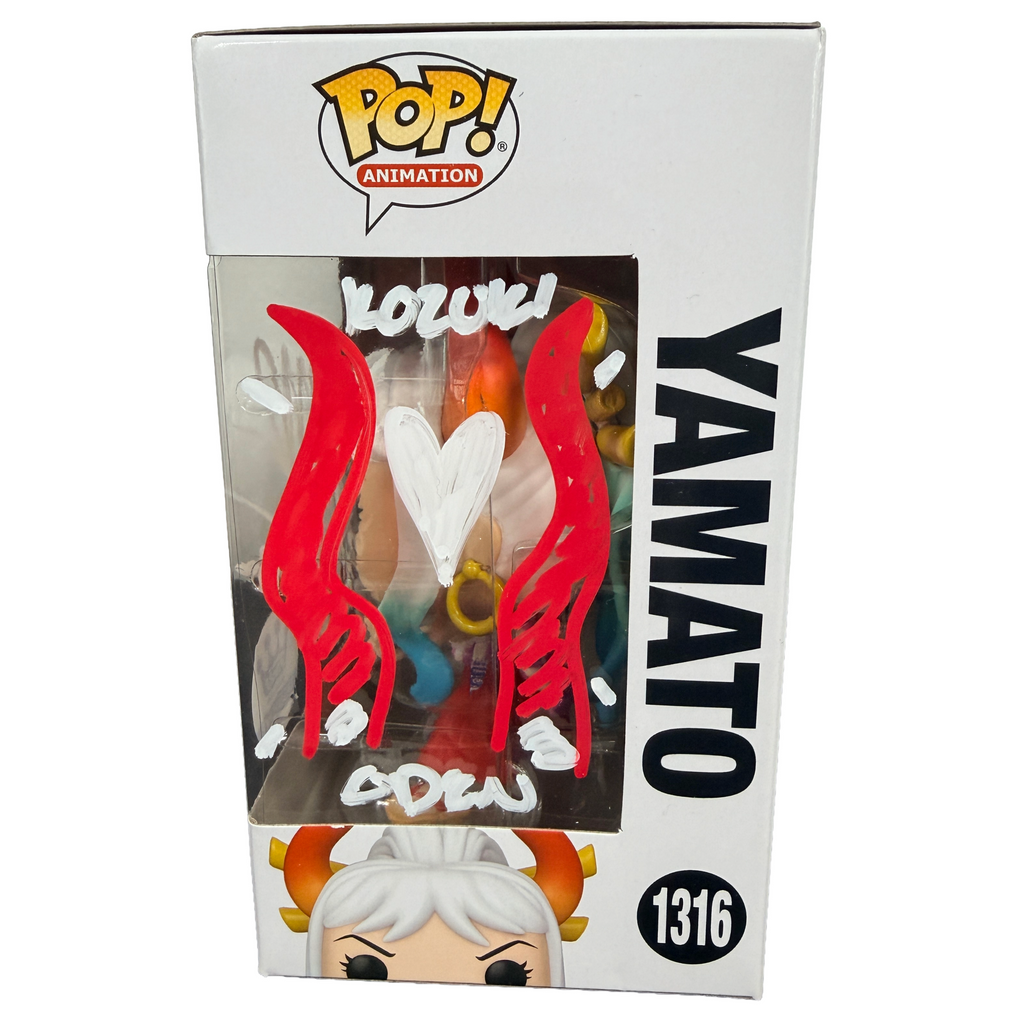 Michelle Rojas Signed Funko Pop! – One Piece Yamato with Sketch #1316 (JSA COA)