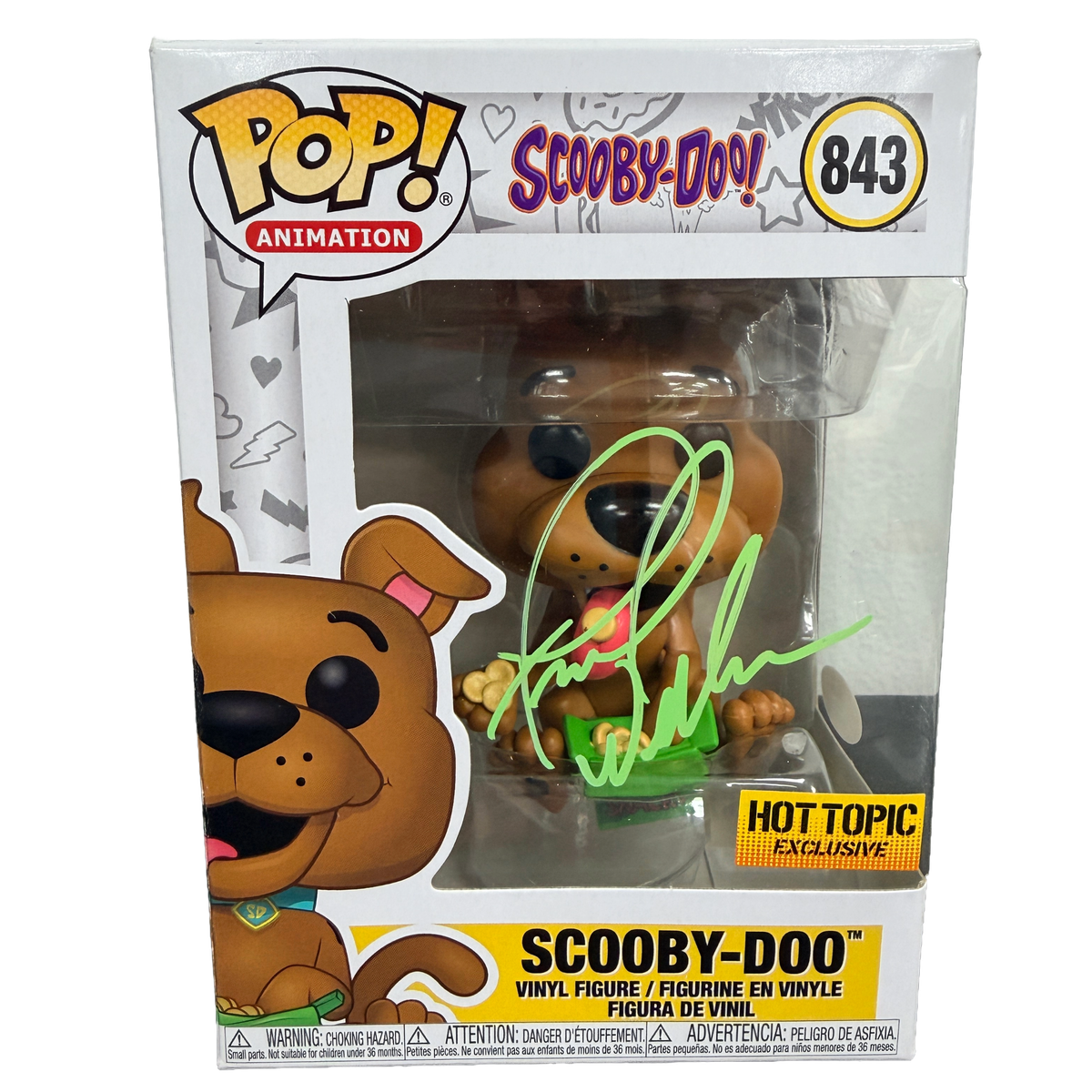 Frank Welker Signed Funko Pop! – Scooby-Doo #843 (JSA COA)