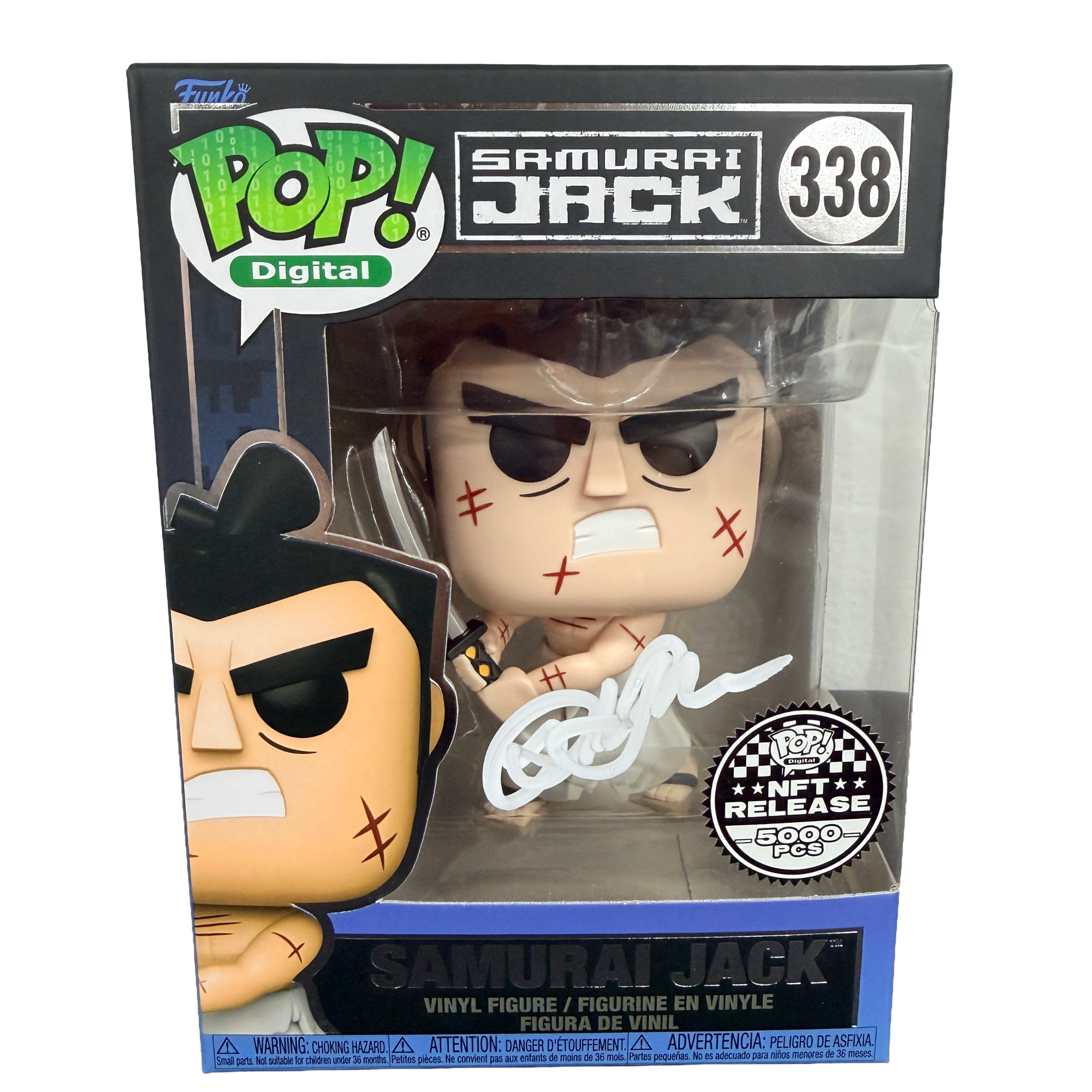 Phil LaMarr Signed Funko Pop! – Samurai Jack NFT Release #338 (JSA COA)