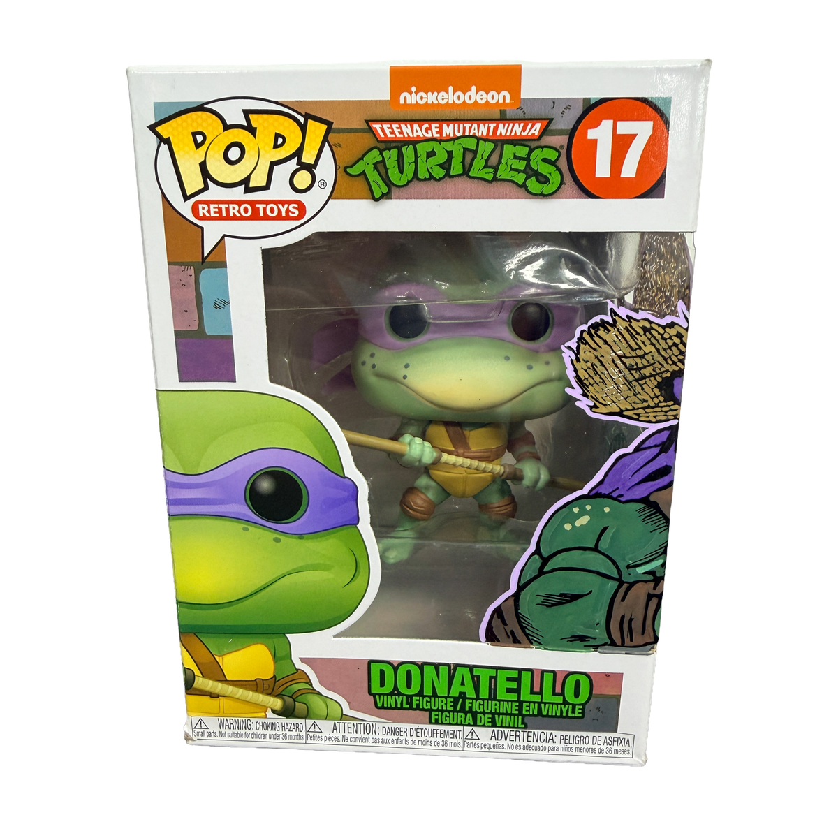 Funko POP – Retro Toys - Teenage Mutant Ninja Turtles Donatello Figure #17 SKETCHED Meraki