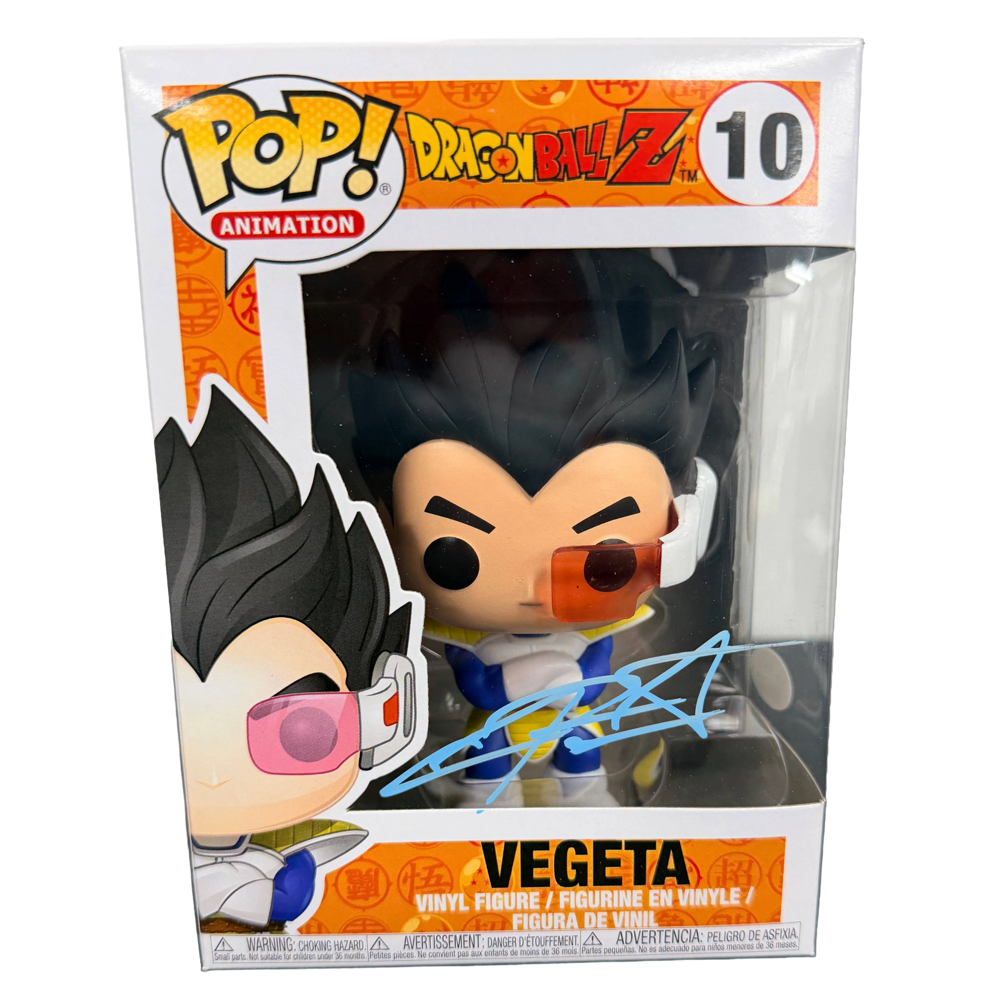 Christopher Sabat Signed Funko Pop! – Dragon Ball Z Vegeta #10 (JSA COA)