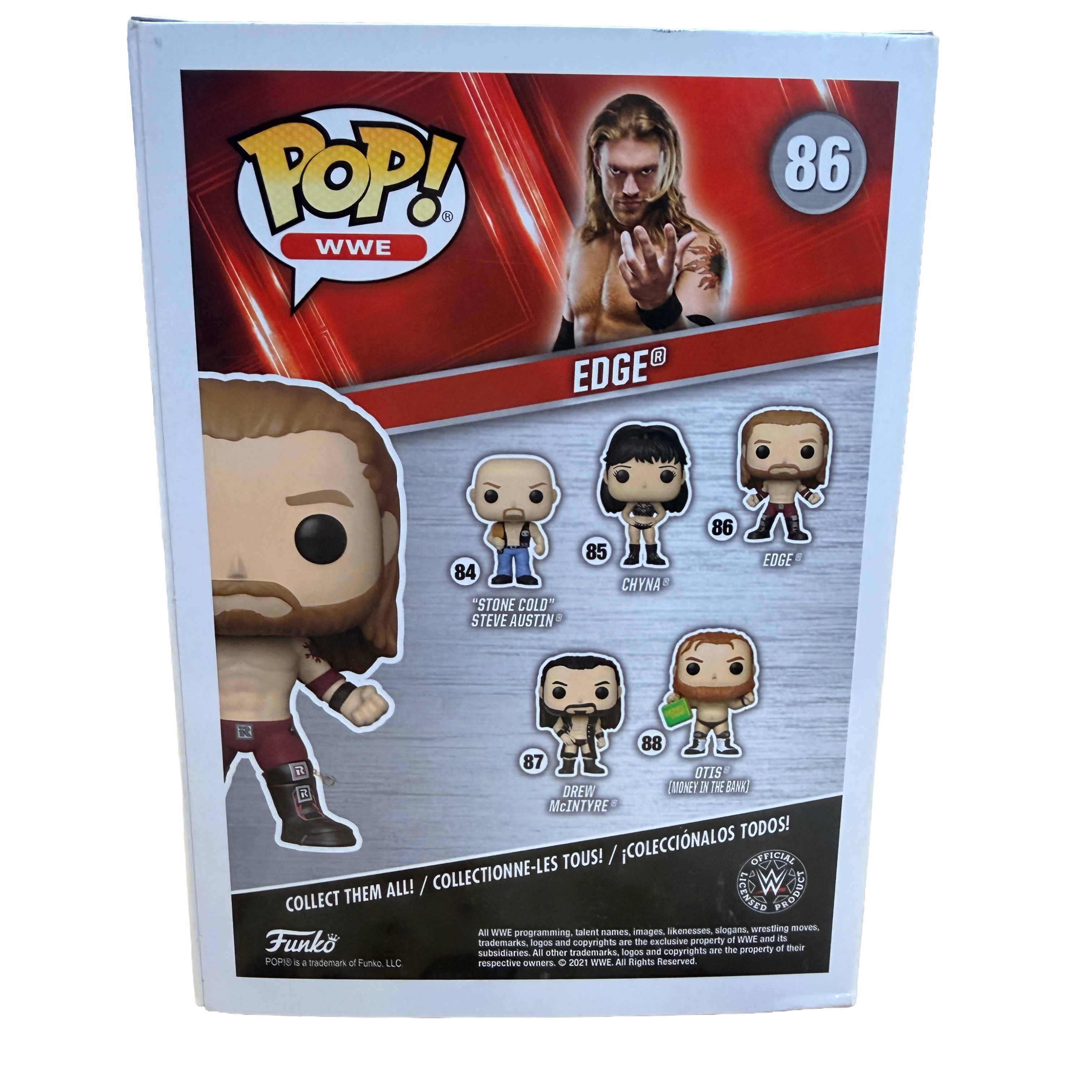 Funko Pop: WWE - Edge Figure #86 - Nerd Blvd