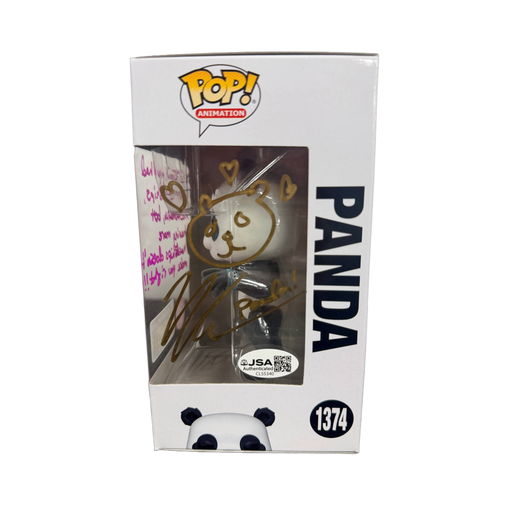 Matthew David Rudd Signed Funko Pop! – Jujutsu Kaisen Panda with Sketch #1374 Entertainment Exclusive  (JSA COA)