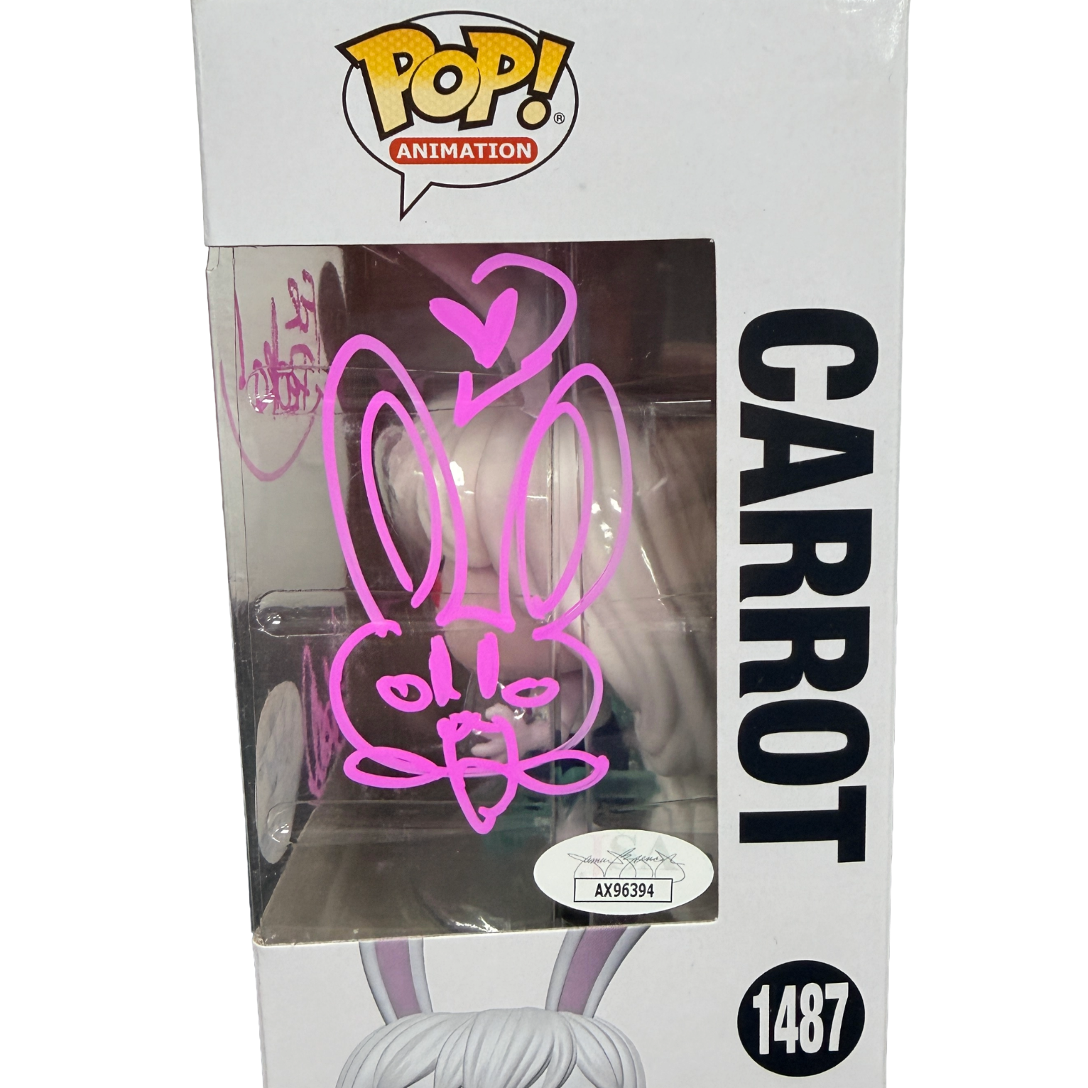 Tia Ballard Signed Funko Pop! – One Piece Carrot #1487 with Sketch (JSA COA)