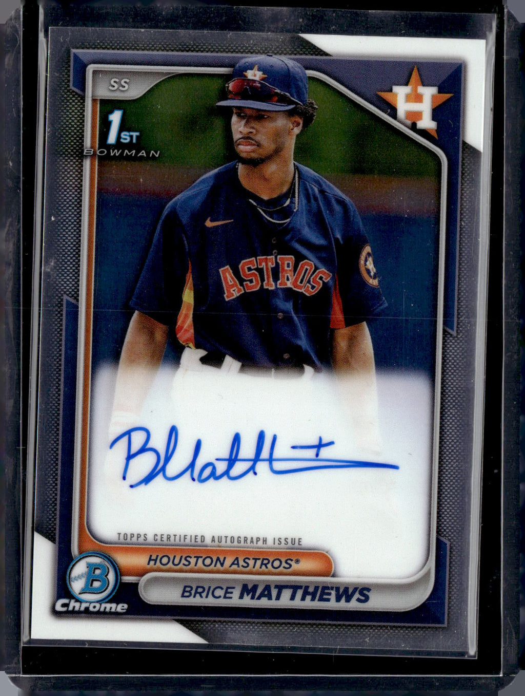 2024 Bowman 1st Houston Astros Brice Matthews Autograph