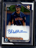 2024 Bowman 1st Houston Astros Brice Matthews Autograph