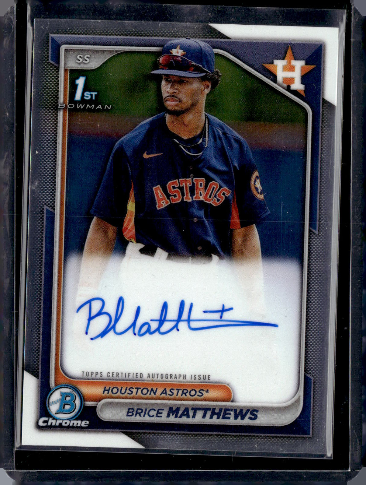 2024 Bowman 1st Houston Astros Brice Matthews Autograph