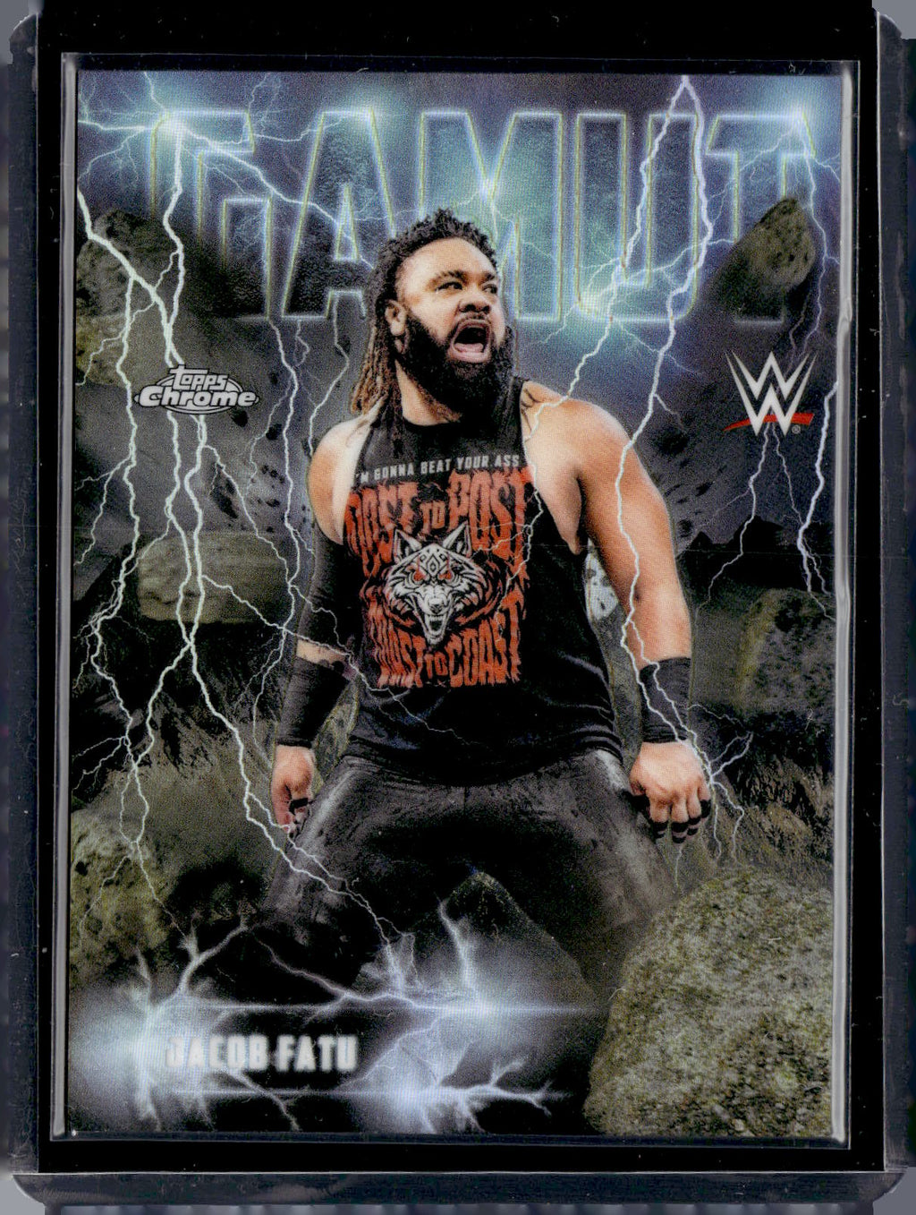2026 Topps Chrome WWE Gamut Jacob Fatu GAM-10