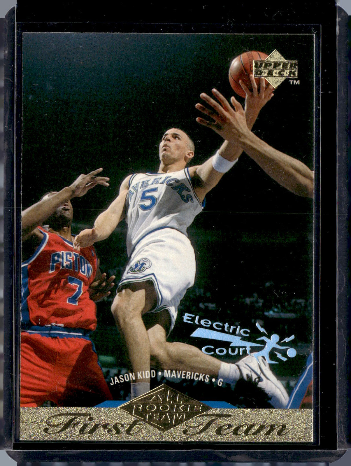 1995 Upper Deck NBA ALL ROOKIE TEAM JASON KIDD DALLAS MAVERICKS 155