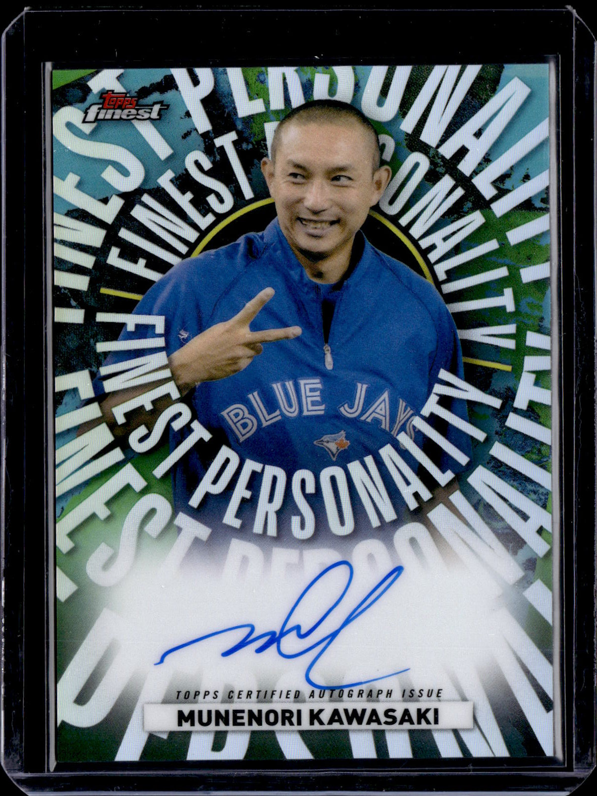 2026 Topps Finest Personality AUTO MUNENORI KAWASAKI SP