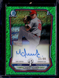 2026 Bowman MOISES CHACE 1st Green Shimmer Refractor Auto /99 Phillies SP