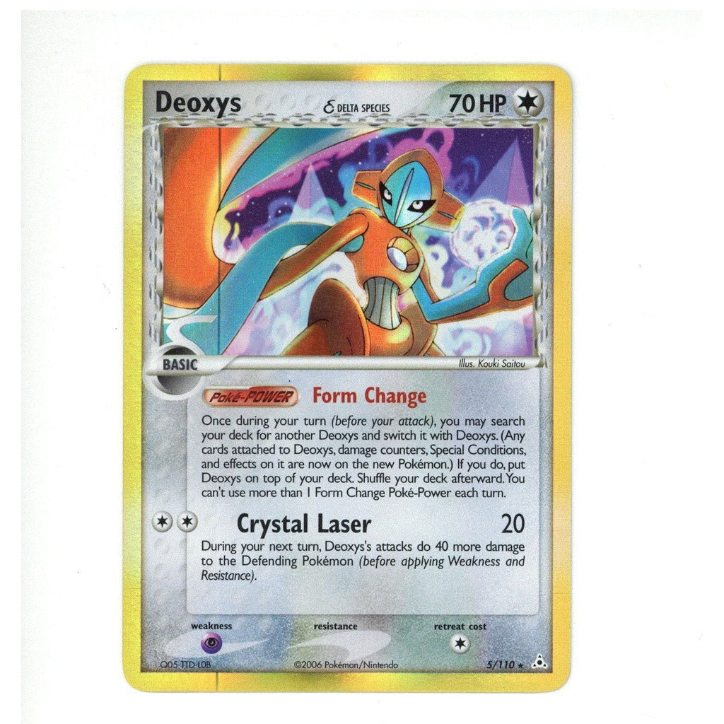 Pokemon Card: Deoxys (Delta Species - Normal Forme) 5/110 - Holon Phantoms