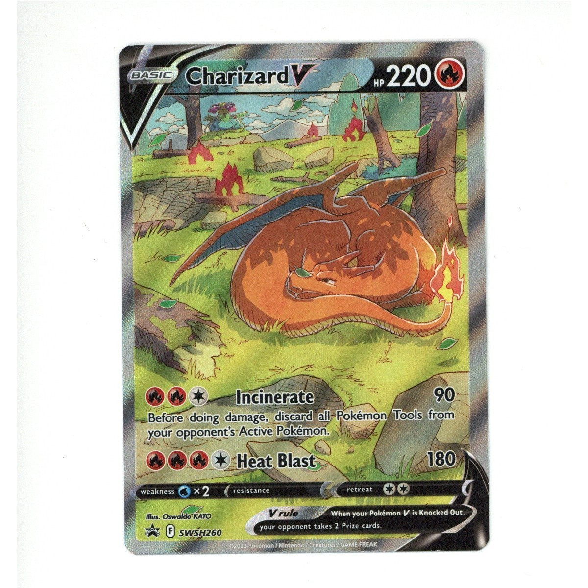 Pokemon Card: Charizard V - SWSH260 - SWSH: Sword & Shield Promo Cards (TCG)