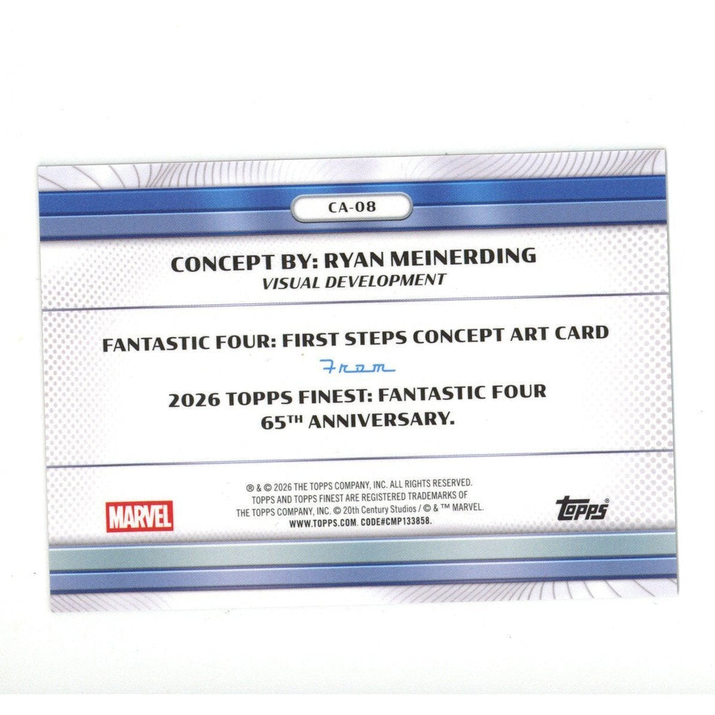 Topps 2026 Finest Marvel Fantastic The Thing CA-08 #17/25