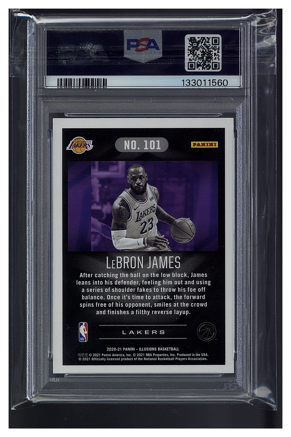 2020 Illusions LeBron James PSA 10
