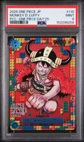 2025 ONE PIECE JAPANESE PREMIUM CARD COLLECTION -ONE PIECE DAY'25- #110 MONKEY D. LUFFY PSA 10
