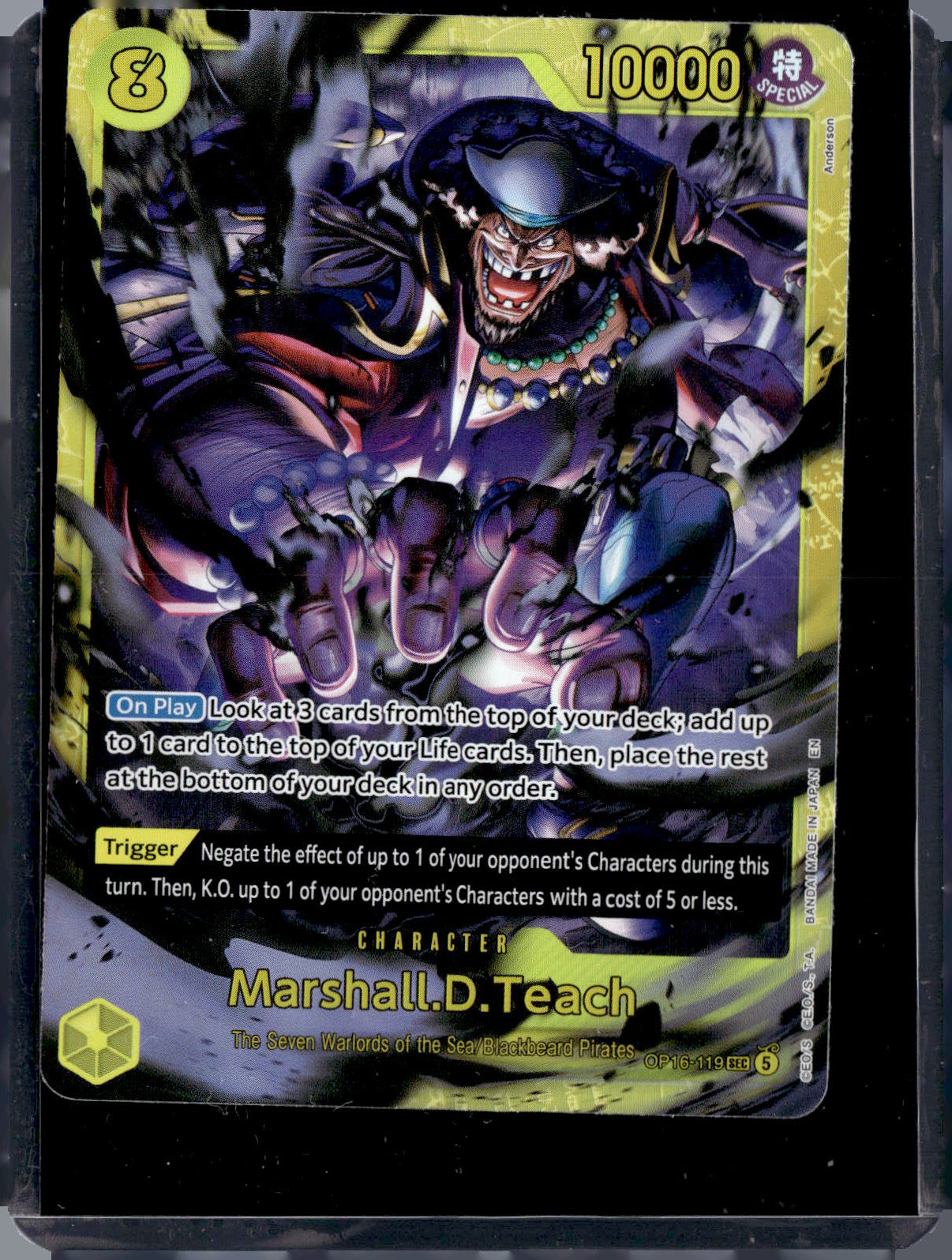 One Piece OP16-119 Marshall D. Teach