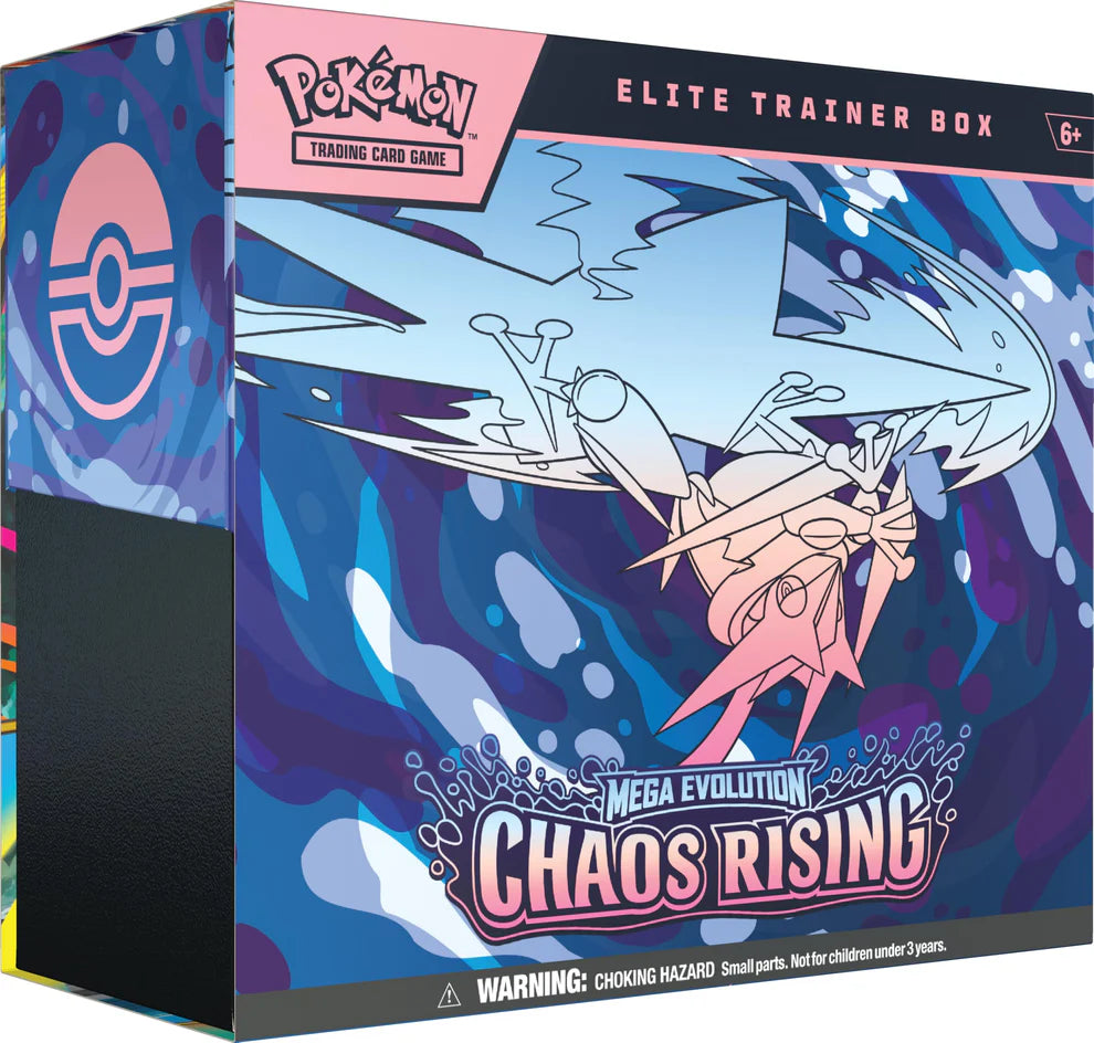 Pokémon TCG: Mega Evolution Chaos Rising Elite Trainer Box (9 Packs)