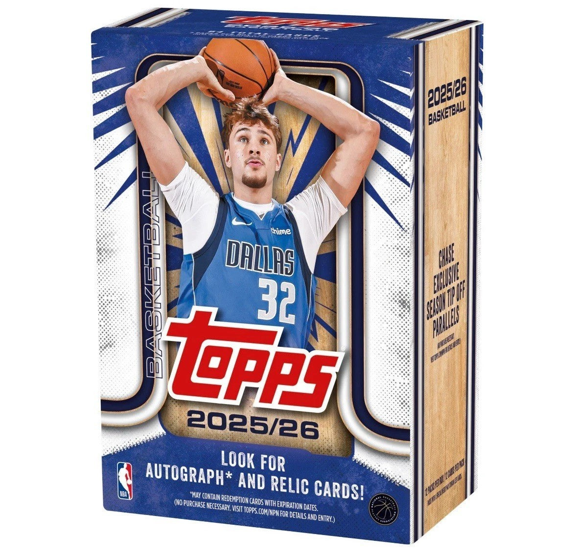 2025-26 NBA Topps Basketball Blaster Box (7 Packs)