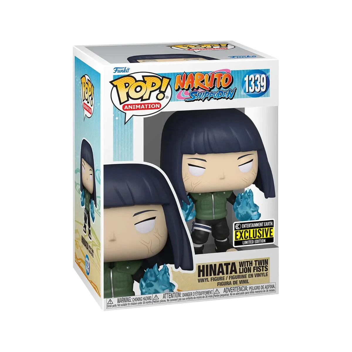 Funko Pop: Naruto - Hinata with Twin Lion Fists #1339 Entertainment Earth Exclusive