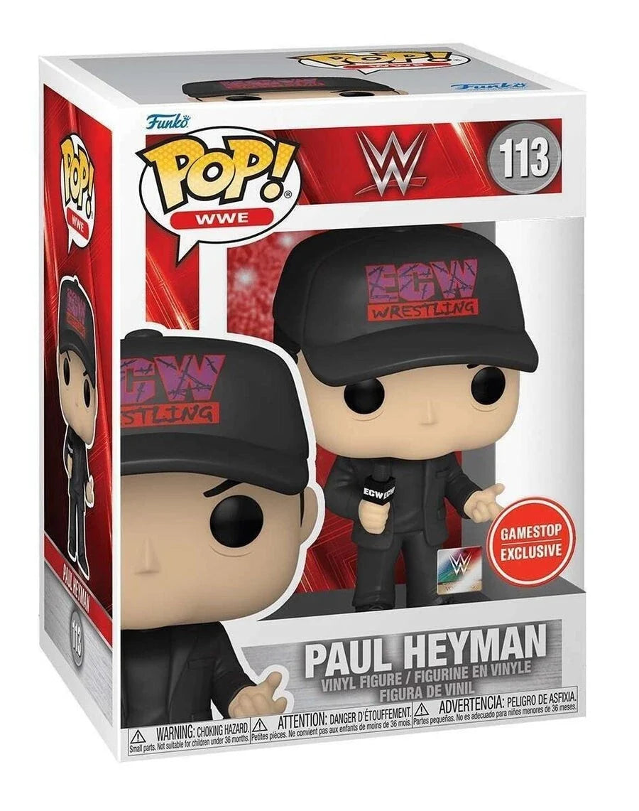 Funko Pop: WWE - Paul Heyman Figure #113 - Nerd Blvd