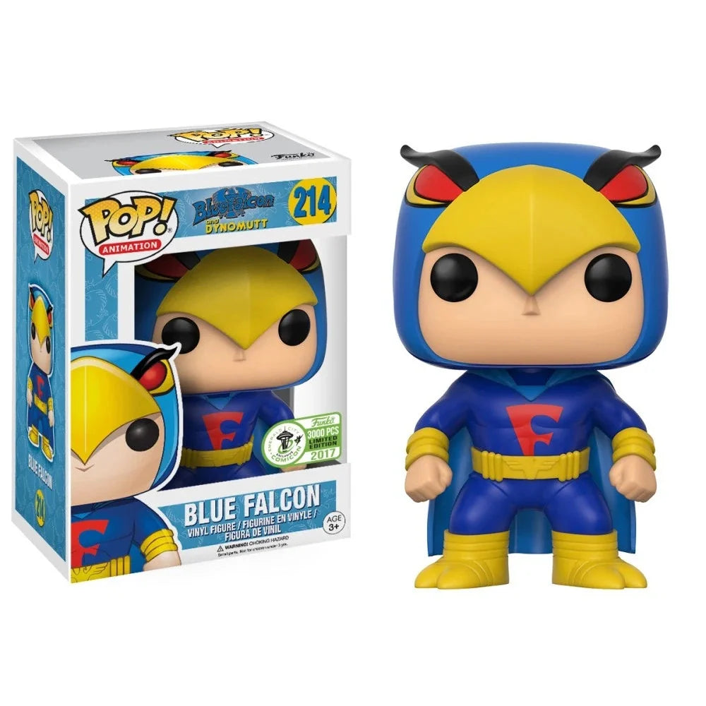 Funko POP: Animation - Blue Falcon and Dynomutt - Blue Falcon Figure #214 2017 Emerald City Comic Exclusive Limited Edition (3000 PCS)