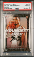 2023 TOPPS NOW #VW2 VICTOR WEMBANYAMA BLACK PSA 10